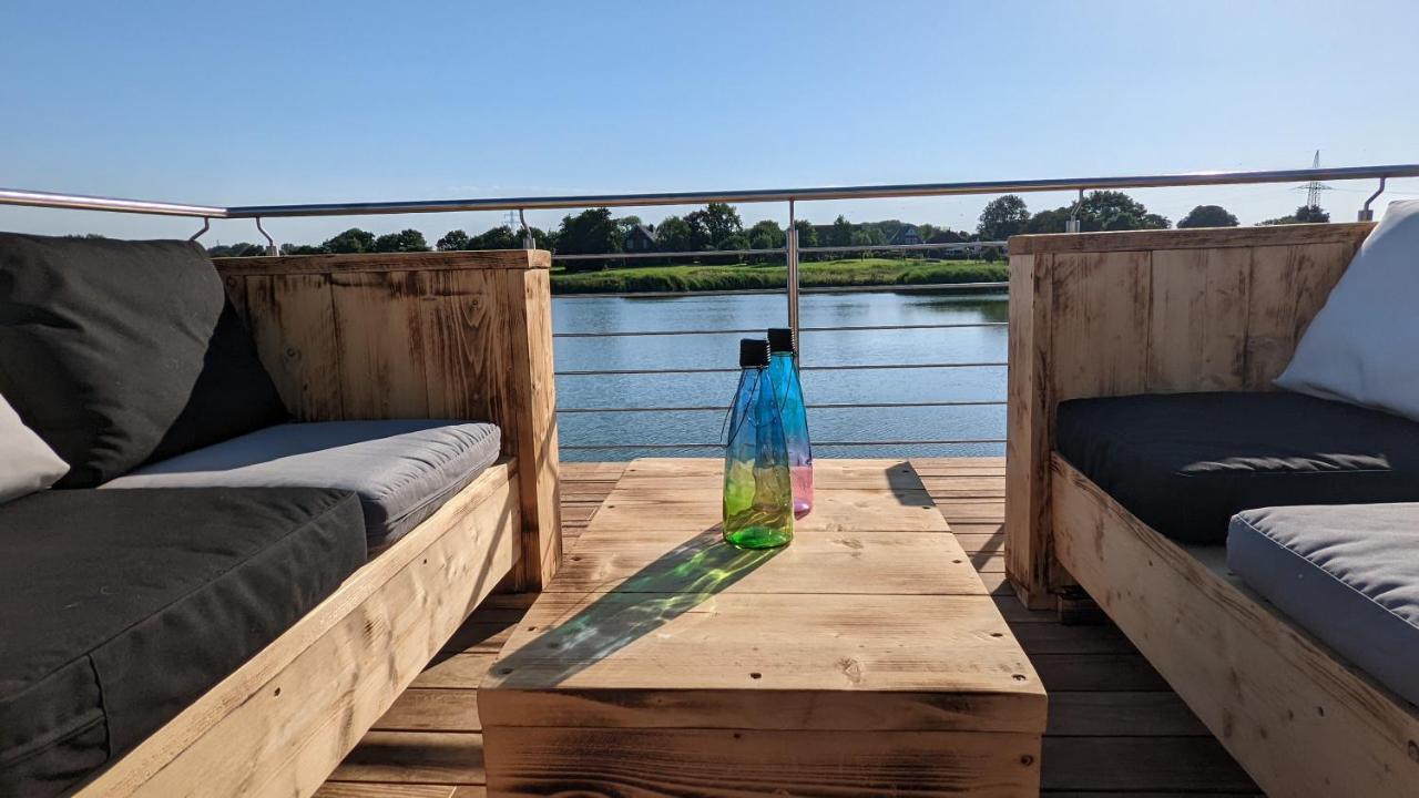 Hausboot Wangermeerblick Schillig Exterior foto